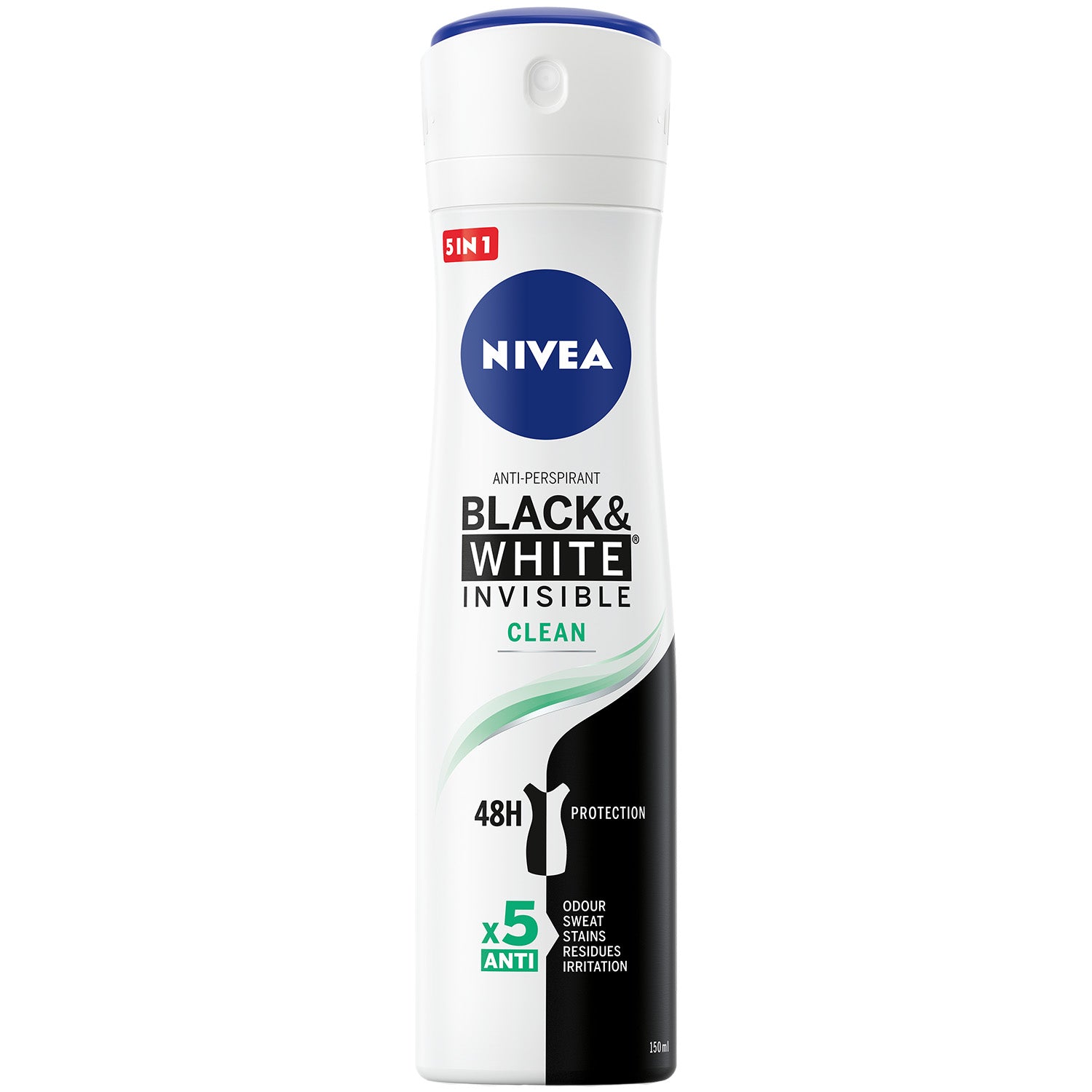 Nivea Deo Spy Fm B and W Clean 150Ml