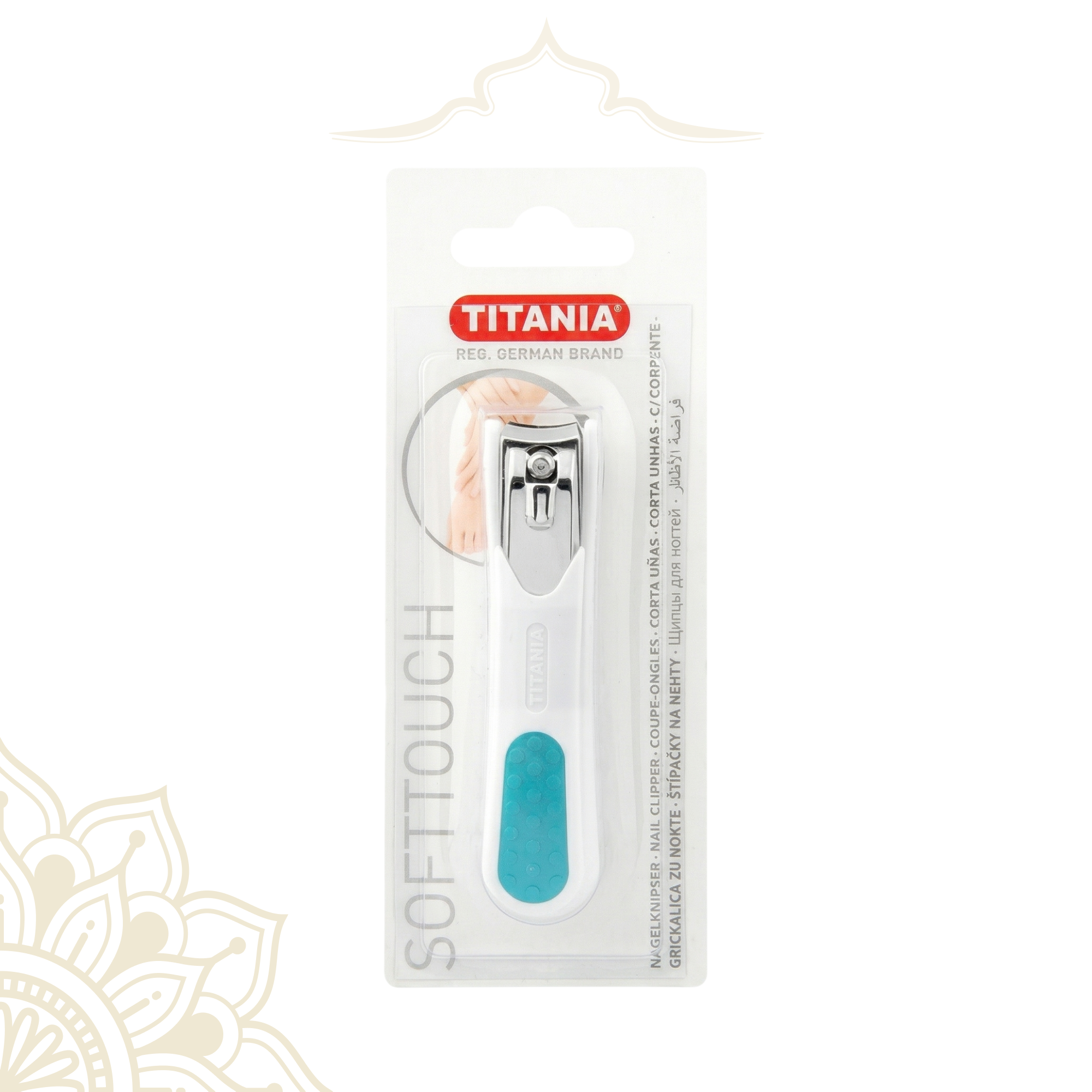 Titania Chrome Plated Nail Clipper Multiple Colors - 9 cm