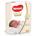 Huggies Extra Care Newborn Size 1 Up to 5 kg Jumbo Pack 64 Diapers