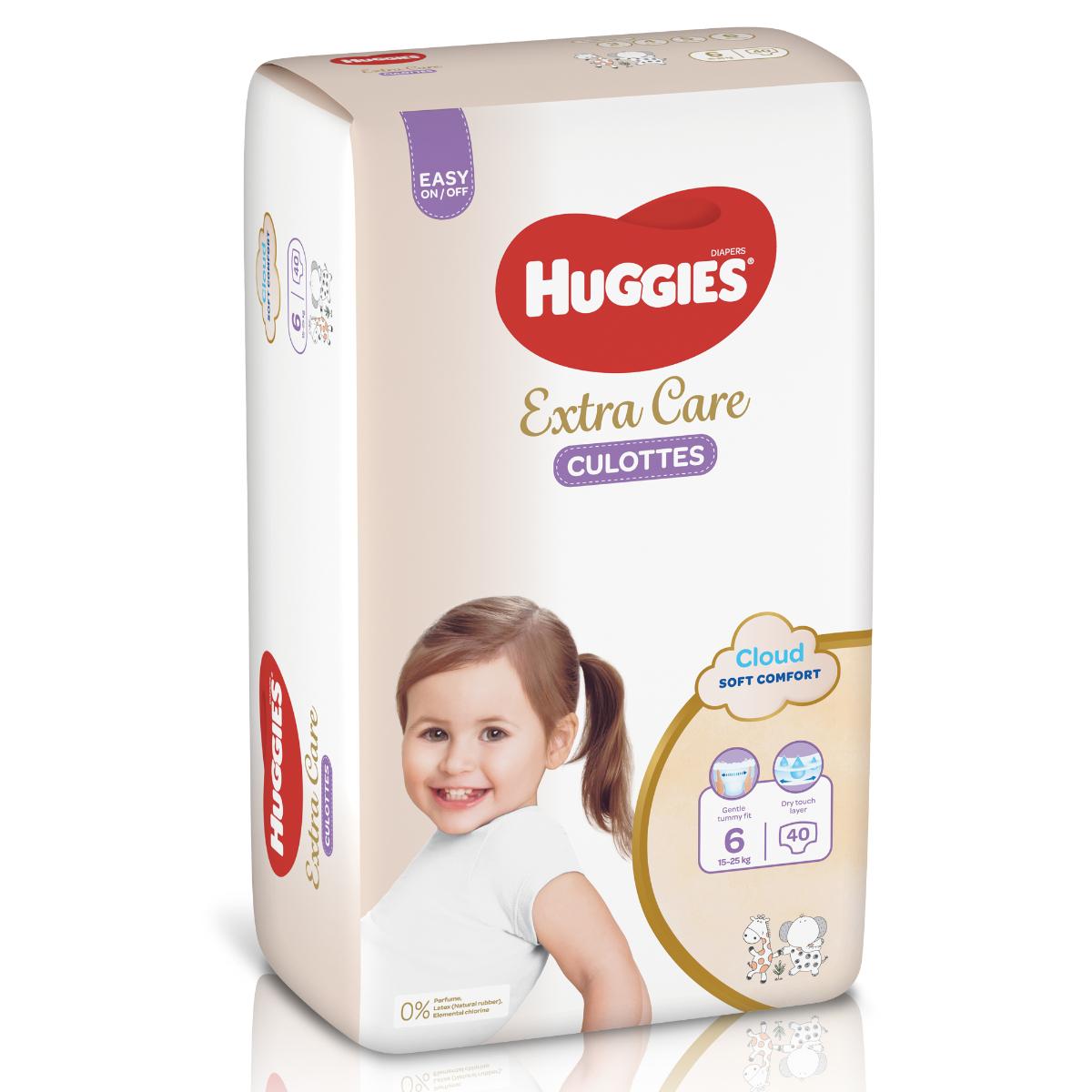 Huggies Extra Care Culottes Size 6 15  25 kg Jumbo Pack 40 Diaper Pants