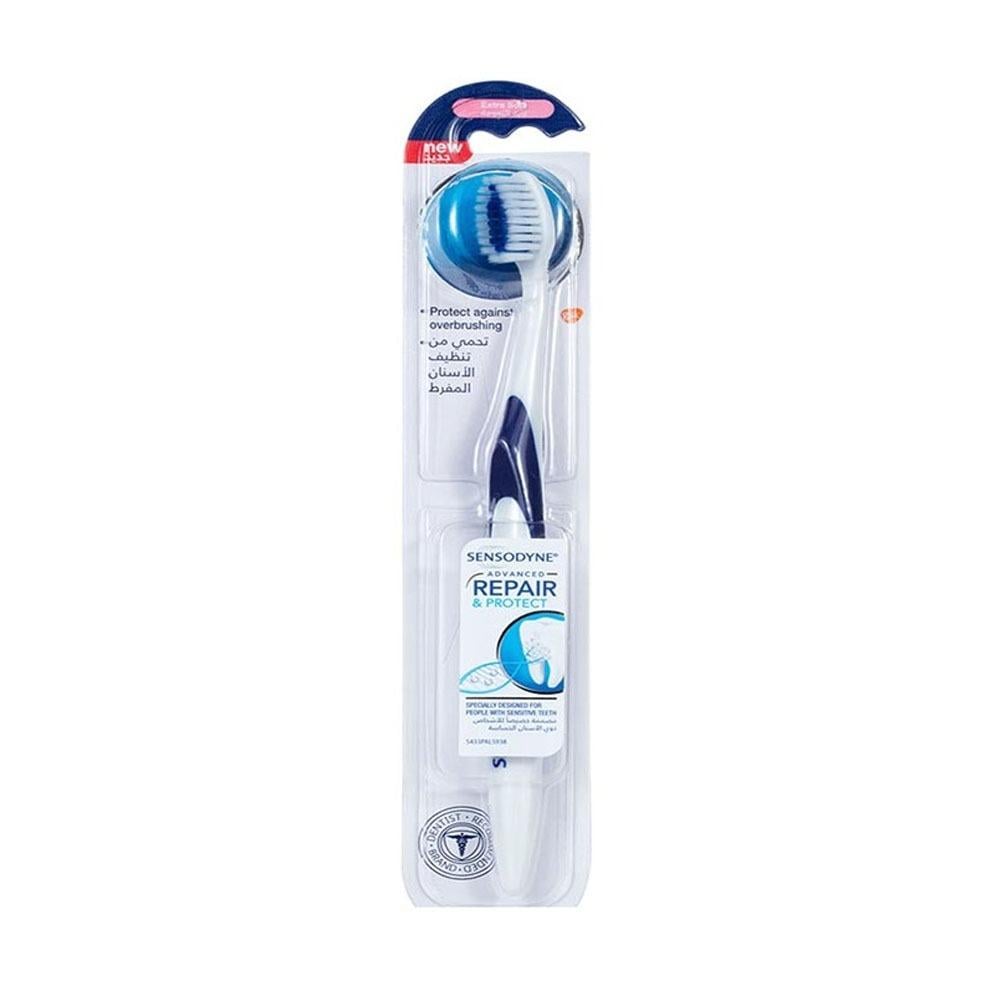 sensodyne advanced repair & protect toothbrush extra soft navy