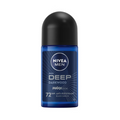 Nivea Men Deep Black Carbon Deodorant Roll On – Woody Scent 50ml