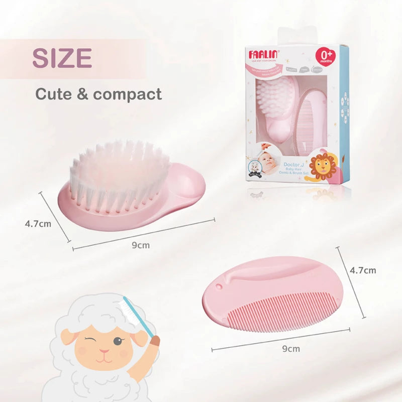 Farlin Baby Care Set BF-150A Brush And Comb for Age +0