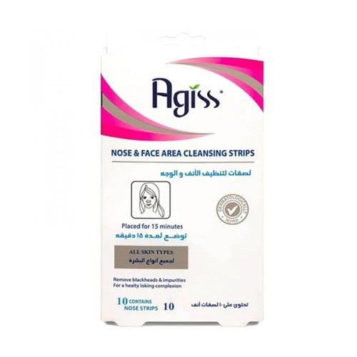 Agiss Nose & Face Strips 10pc All Skin Types
