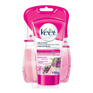 Veet hair removal cream 150ml in shower for normal skin
