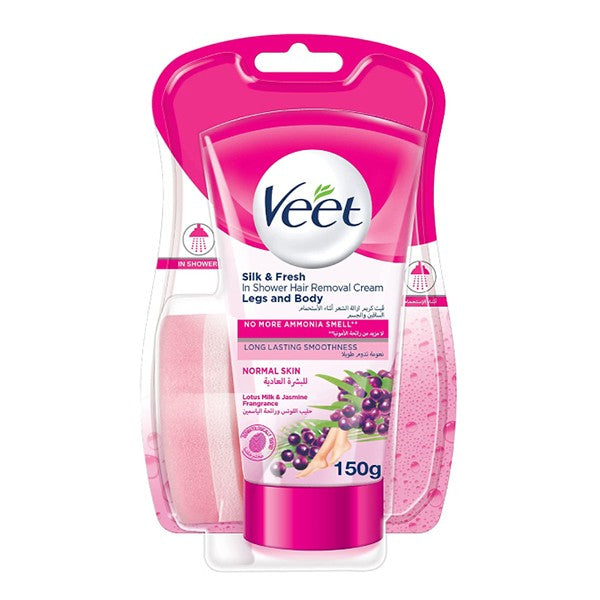 Veet hair removal cream 150ml in shower for normal skin