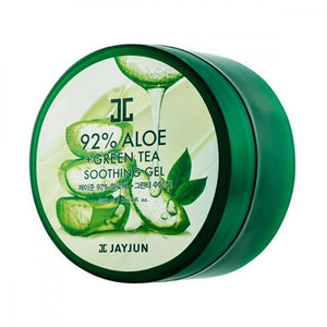 Jayjun body gel 300ml with 92% aloe vera extract with green tea