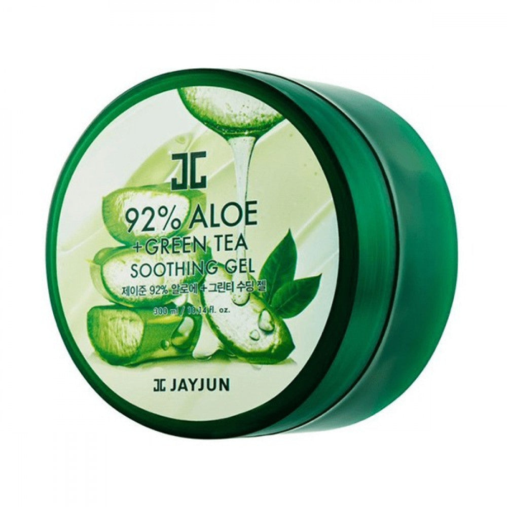Jayjun body gel 300ml with 92% aloe vera extract with green tea
