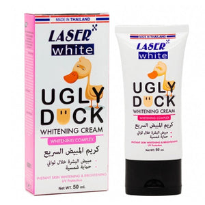 Laser white whitening cream 50ml instant ugly duck +sun protection
