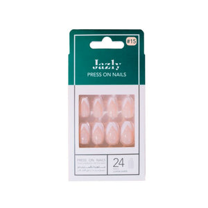 Jazly artificial nails 15 coffin shape