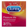 Durex ribbed and dotted condoms for extra stimulation 3pcs