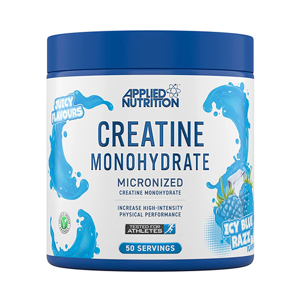 Applied Nutrition Creatine Monohydrate Micronized Icy Blue Raz 250g
