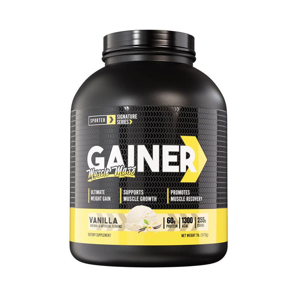 Sporter - مكمل زيادة الوزن عالي البروتين - فانيليا - 7lb
