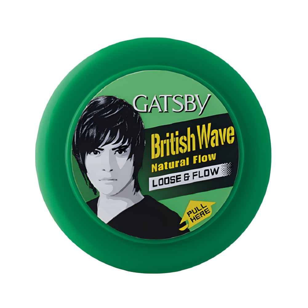 Gatsby hair styling wax 75g loose & flow green