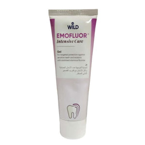 Wild emoflour teeth gel 75ml for intensive care