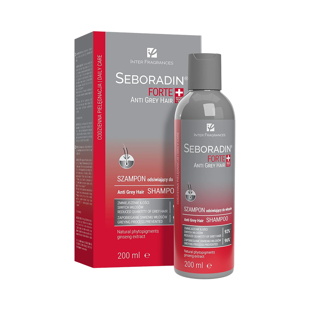 Inter Fragrances Seboradin Anti Grey Hair Shampoo 200ml