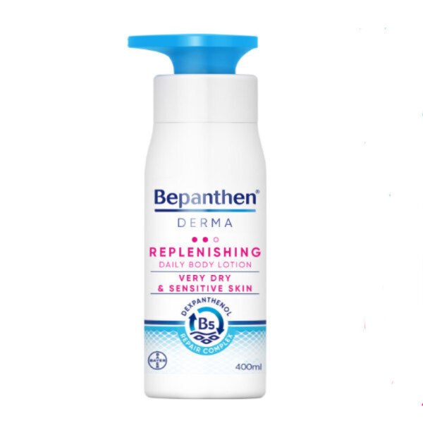 Bepanthen body lotion 400ml derma replenishing diary dry & sensitive skin