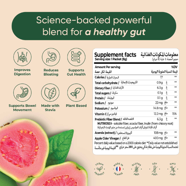 Rite Gut Health Guava Probiotic Drink 15 Sachets