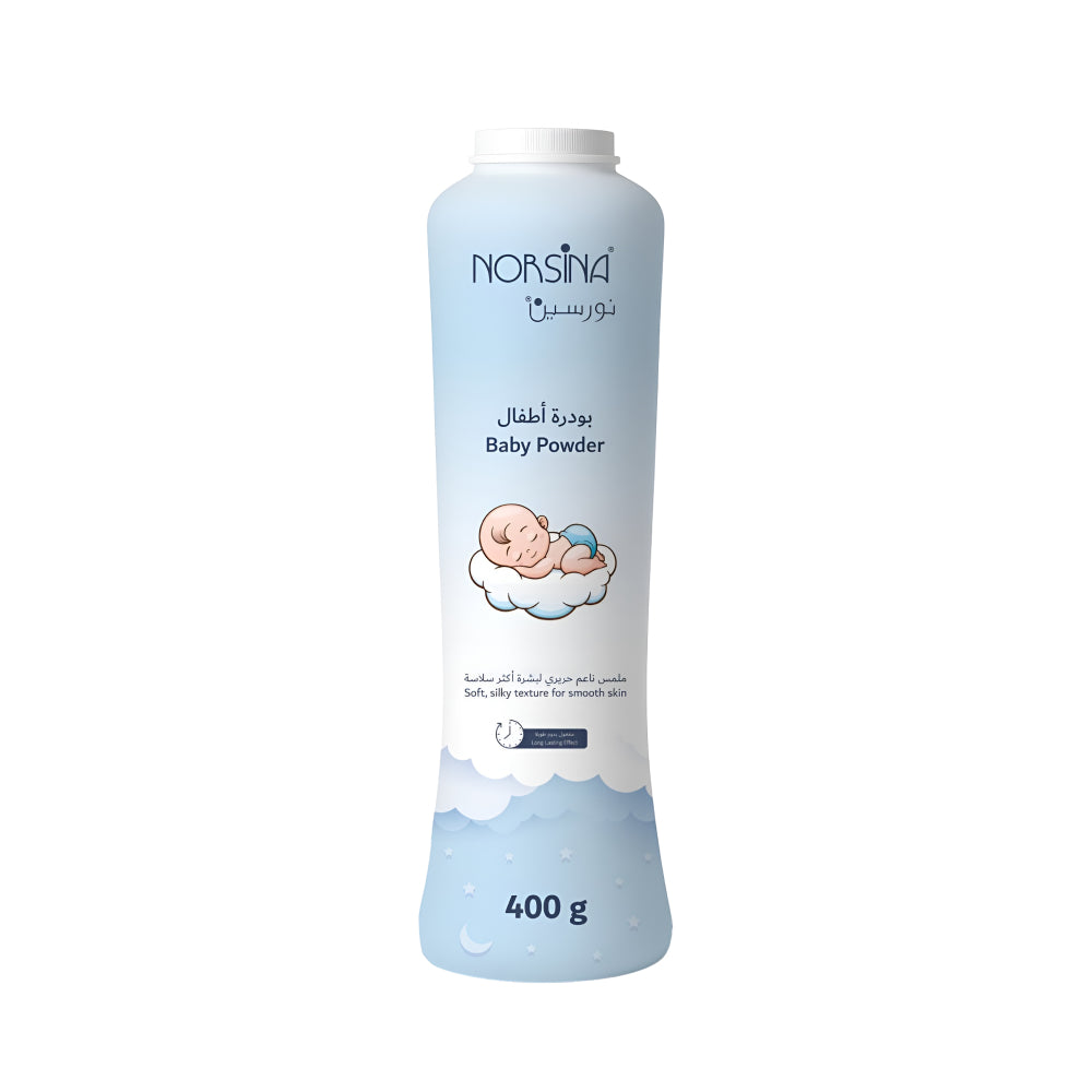 Norsina Baby Body Powder 400g Blue