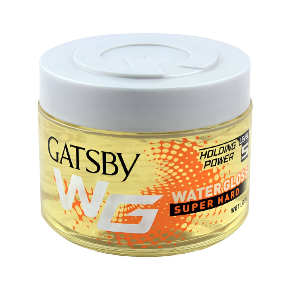 Gatsby hair gel 150g water gloss super hard yellow