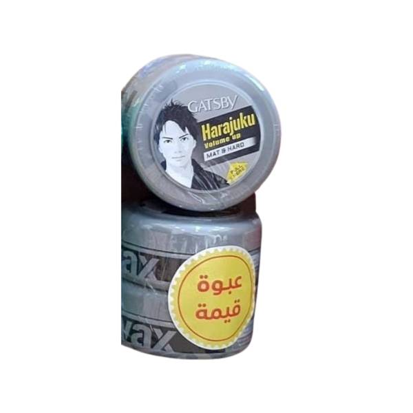 Gatsby hair styling wax 75g mat & hard gray 1+1 30% off
