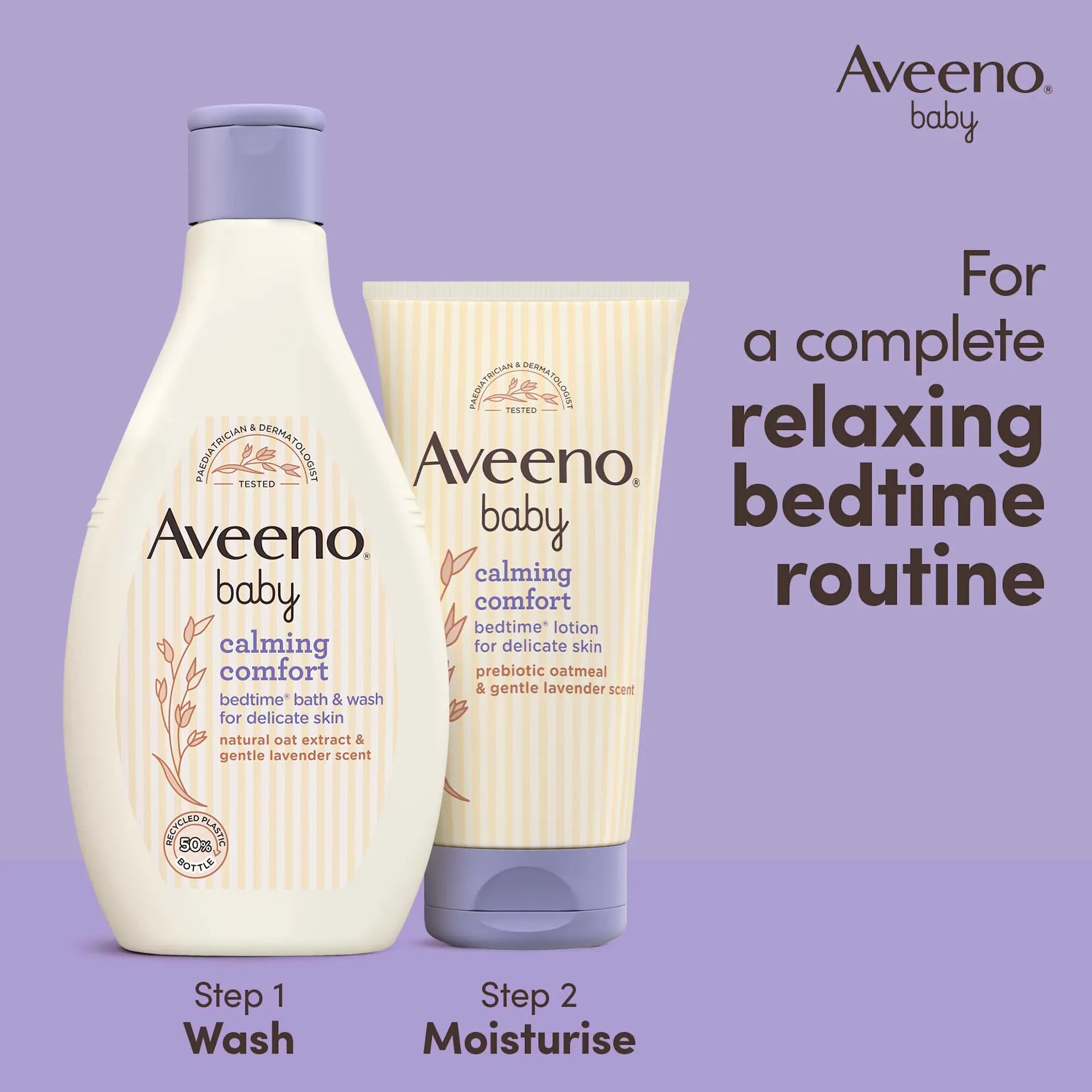 Aveeno Baby Body Wash 250ml Bedtime Calming Comfort