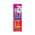 Colgate toothbrush zigzag free curved flexible medium 2+1