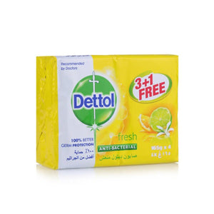 Dettol BAR SOAP FRESH 3 plus 1  12x 4x165G
