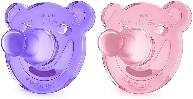 Philips Avent SOOTHIE SIL 0-3M GIRL X2