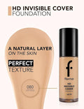 Flormar Invisible Cvr Hd Foundation 80 Sft Beige Np