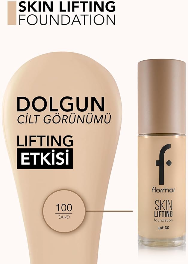 Flormar Skin Lifting Foundation 100 Sand