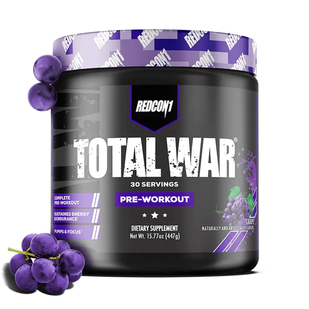 TOTAL WAR PRE-WORKOUT 30 SRV  
باور عالي التركيز توتال وور 30 حصة
