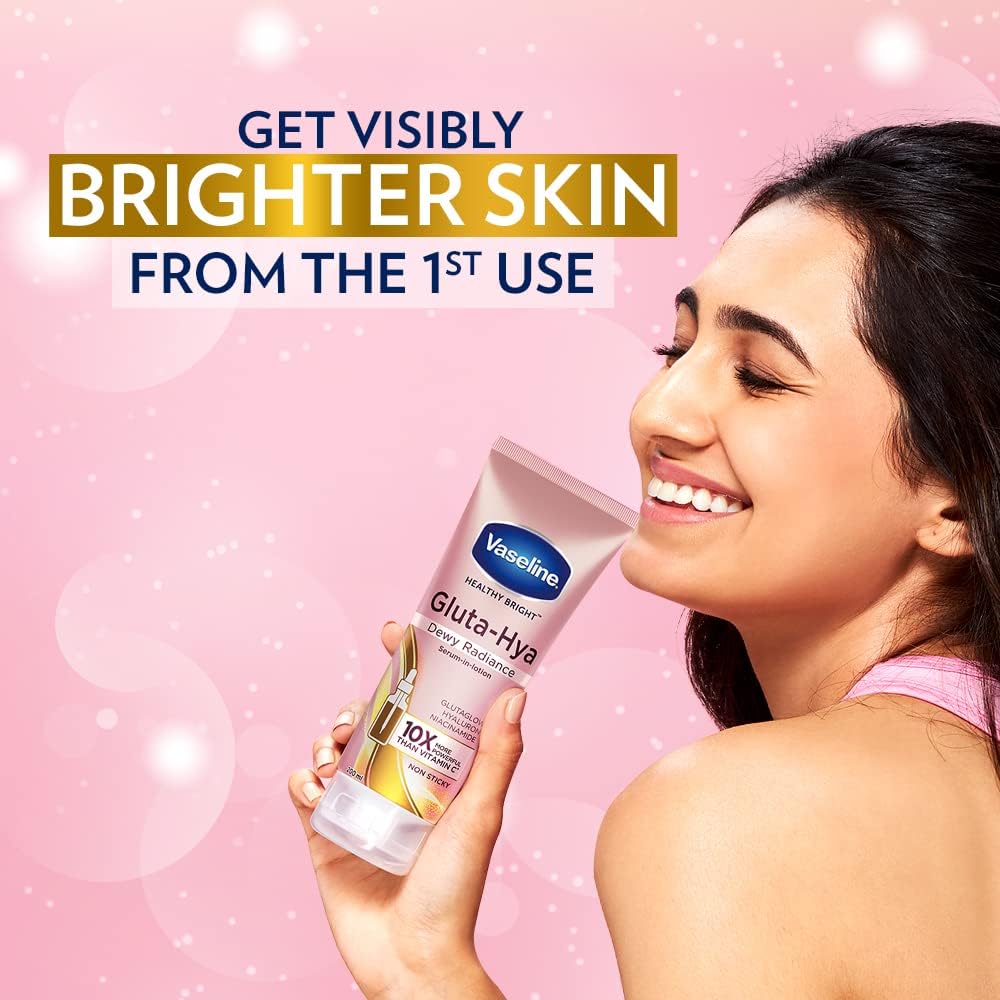 Vaseline Gluta-Hya Flawless Glow, 200Ml + Gluta-Hya Dewy Radiance, 200Ml Lotion