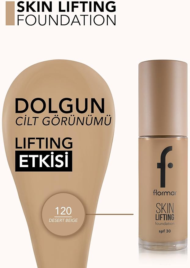 Flormar Skin Lifting Foundation 120 Desert Beige
