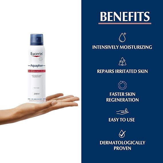 Eucerin spray balm 250ml aquaphor for body