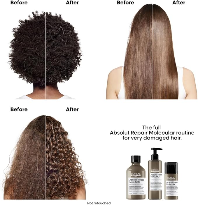L'Oréal Professionnel Absolut Repair Molecular Duo Set (Shampoo 300ml + Serum 250ml)