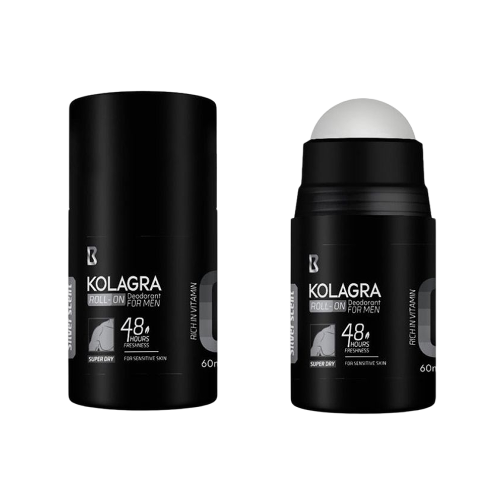 Kolagra Men's Super Dry 48H Roll-On Deodorant - 60ml