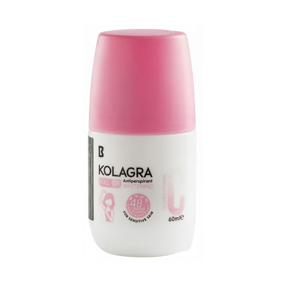 Kolagra Whitening Antiperspirant Roll-On Berry - 60ml