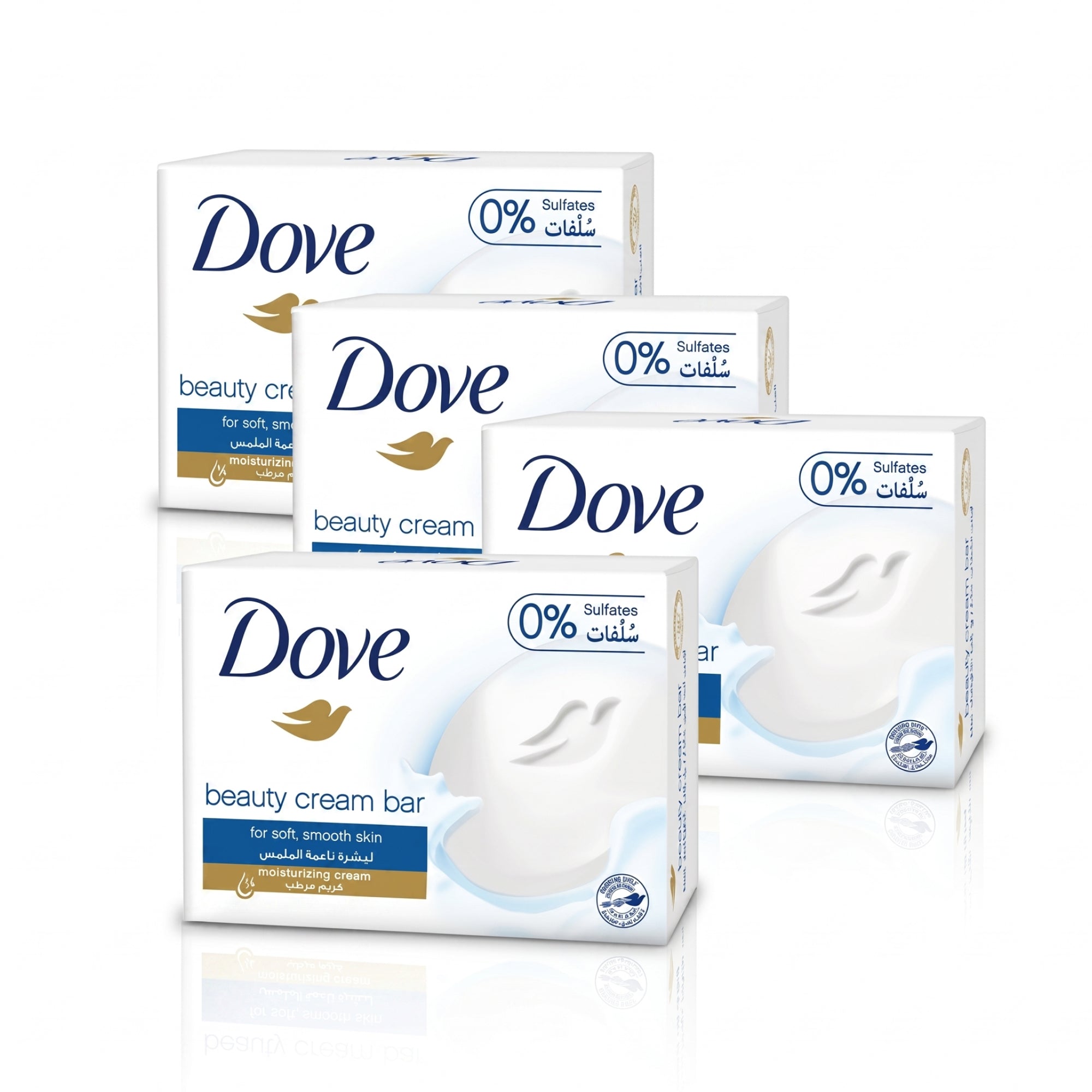 صابون Dove بار بكريم العناية الأزرق 4 x 125 g