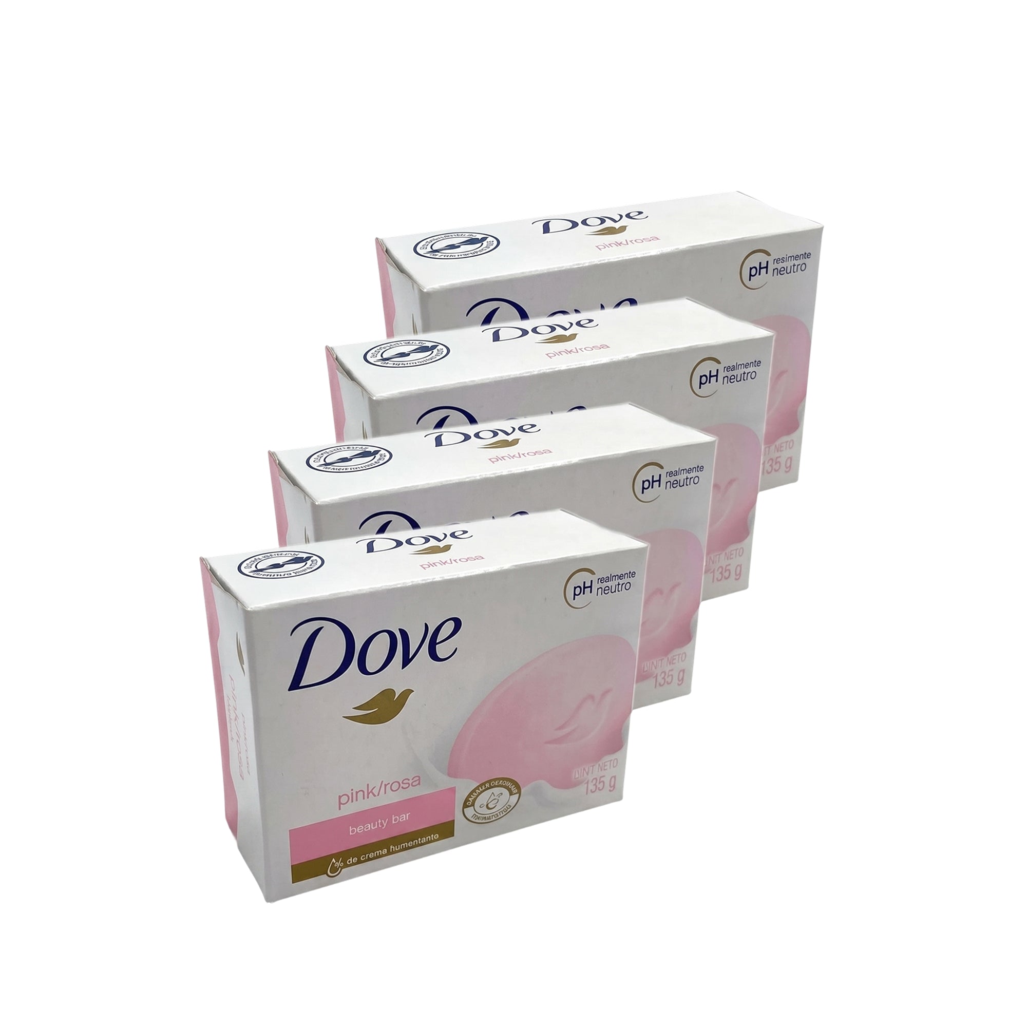 Dove صابون كريم الجمال الوردي 4 × 75 جرام