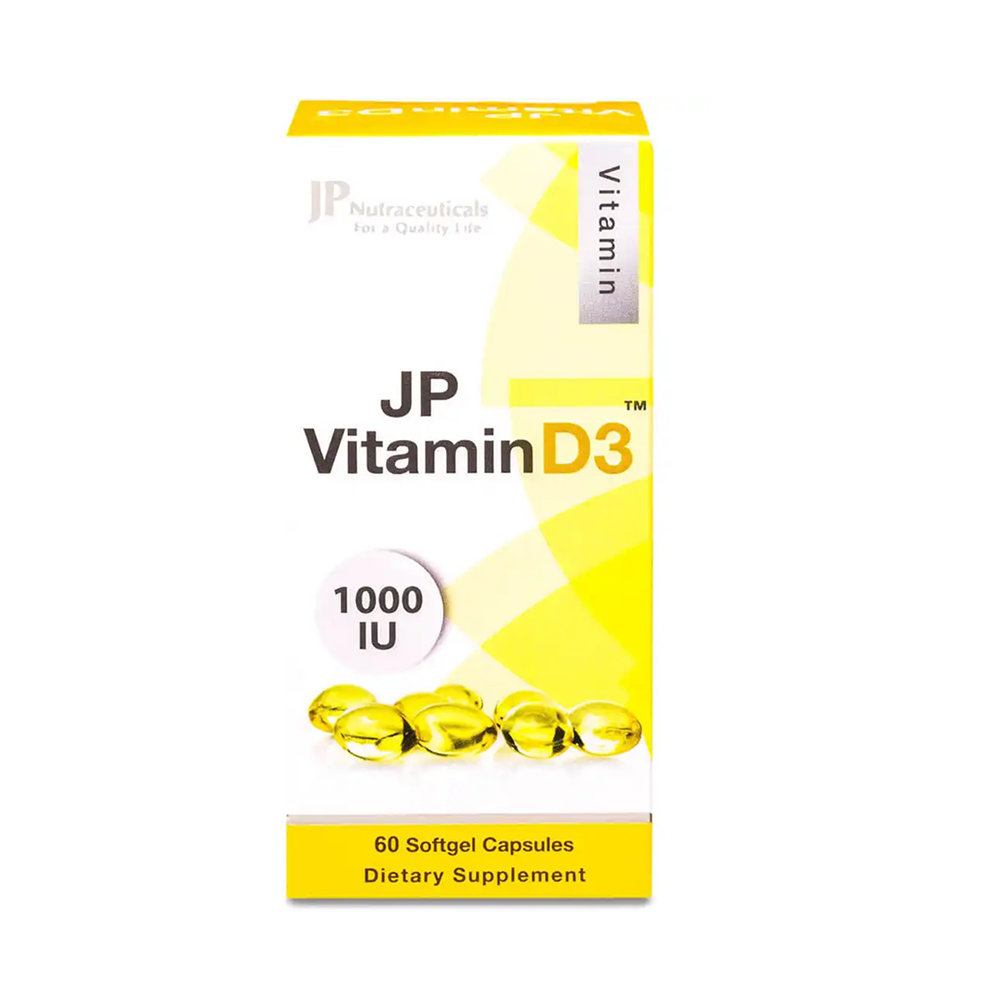 JP Vitamin D3 1000 IU 60 Capsules