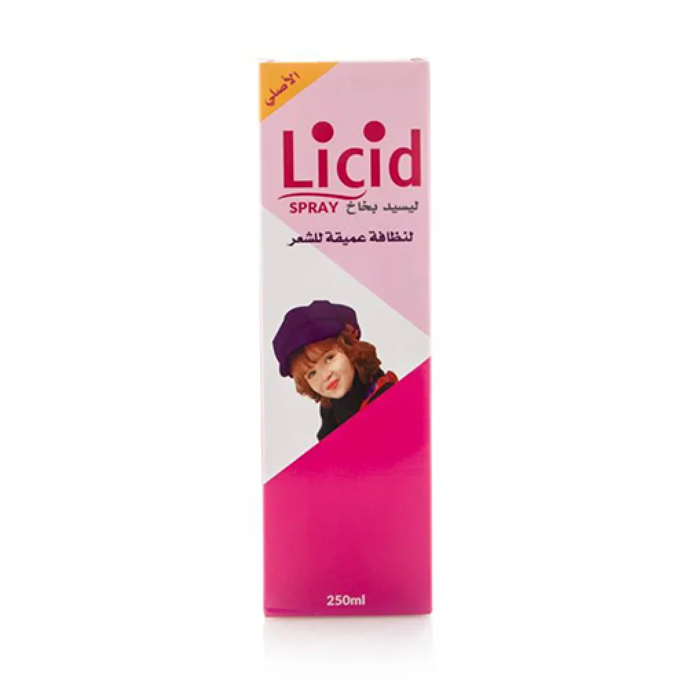 Licid anti lice spray 250ml for deep hair cleansing