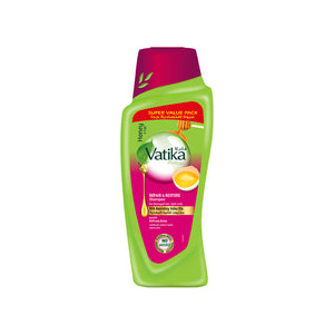 Vatika shampoo for damaged & split hair with honey & egg extract 700ml