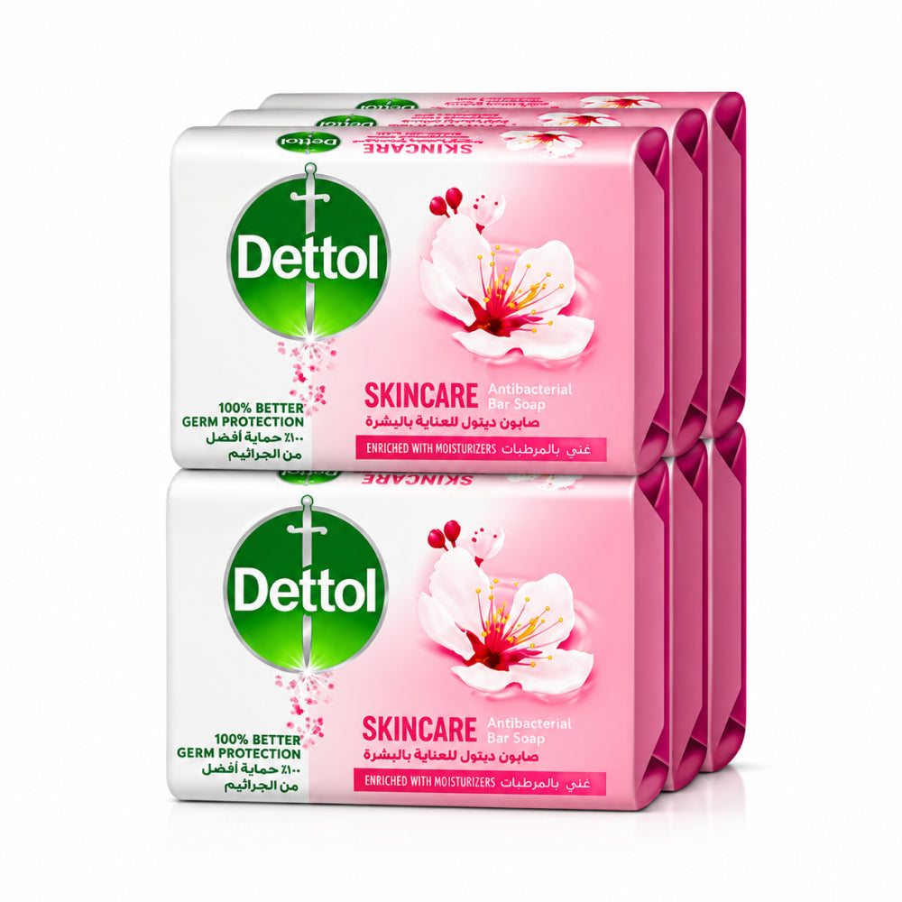 Dettol صابون بار للعناية بالبشرة 165جم × 6