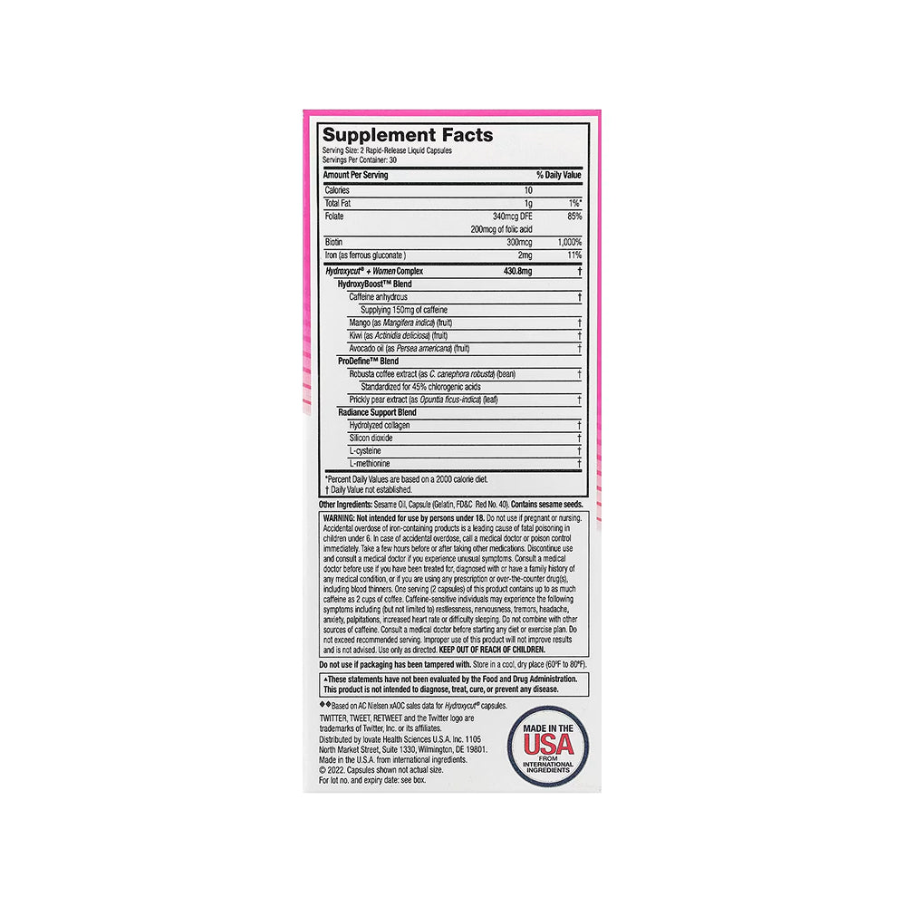 Hydroxycut Weight Loss + Women - 60 Capsules
