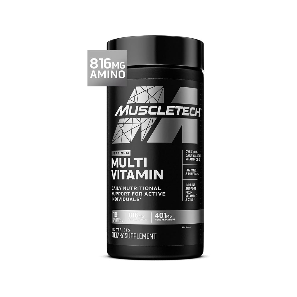 MuscleTech Platinum Multi Vitamin - 180 Tablets