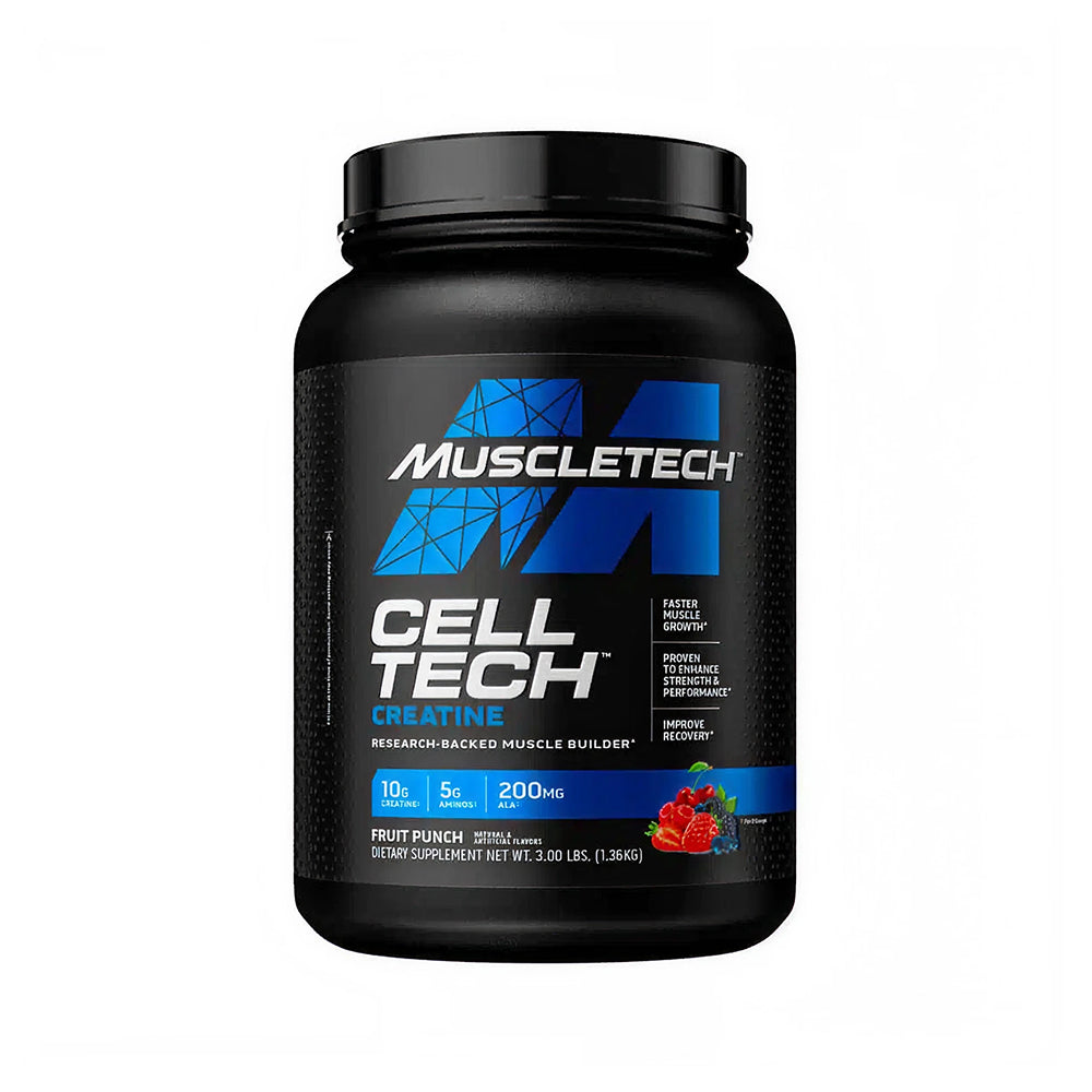 MuscleTech Cell-Tech Creatine (Fruit Punch) - 3 lbs
