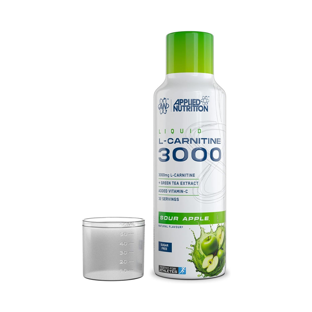 Applied Nutrition L Carnitine 3000 Liquid Sour Apple 480ml