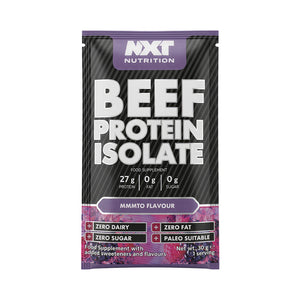 Nxt Nutrition معزول بروتين اللحم البقري كيس حصة واحدة نكهة موتو (30g)