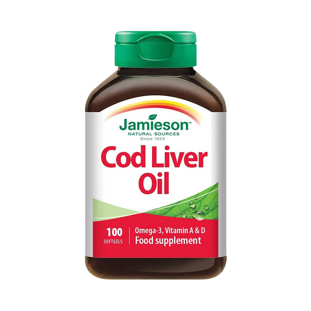 Jamieson Omega-3 زيت كبد الأسماك 100 كبسولة هلامية
